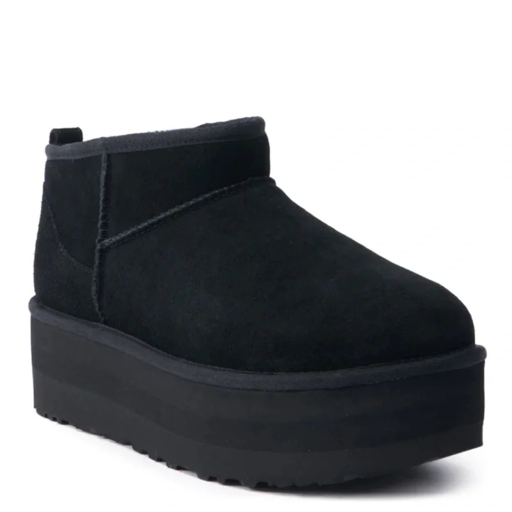 Black UGG Classic Ultra Mini Platform Bootie